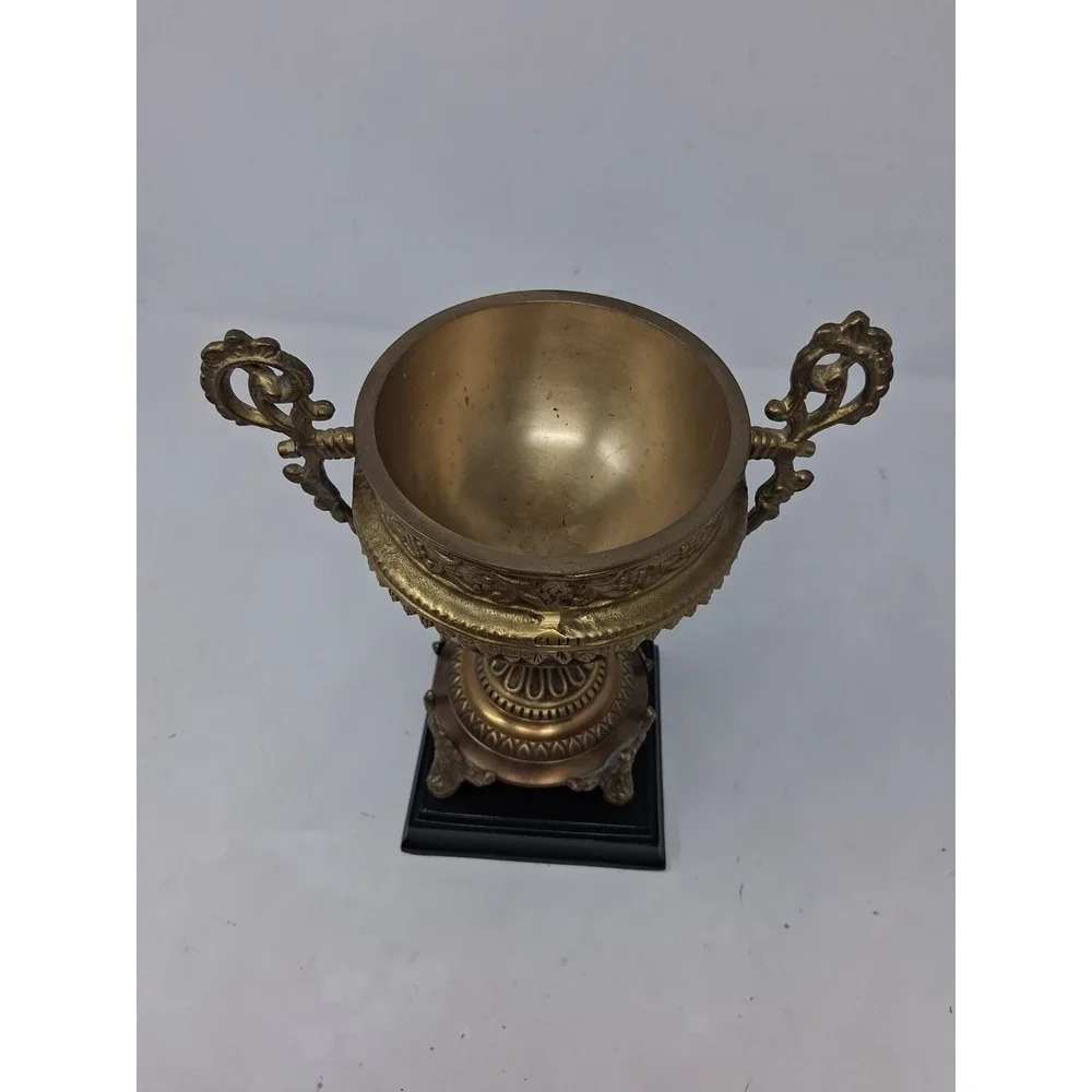Castilian Imports Bronze Brown Urn Vase 9